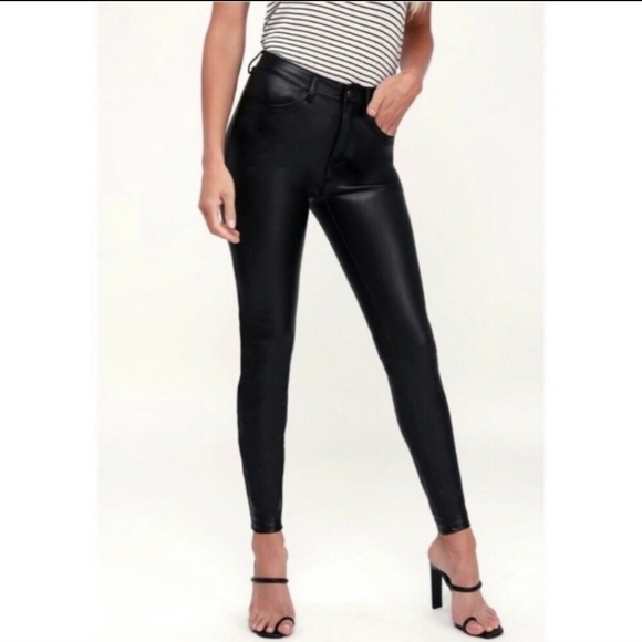 Faux Leather Pants 